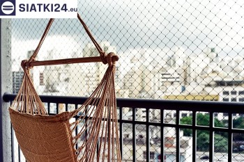 Siatki Ostrowiec Świętokrzyski - Zabezpieczająca siatka ze sznurka na balkon dla terenów Ostrowca Świętokrzyskiego